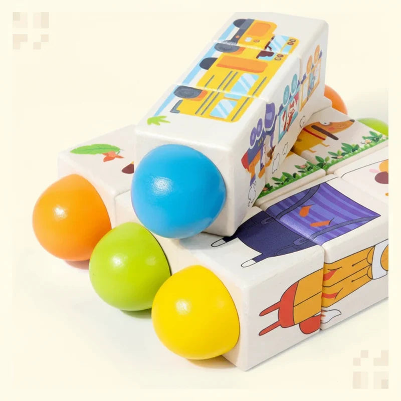 WoodiTurn – Lærerigt & sjovt – Roterende puslespil