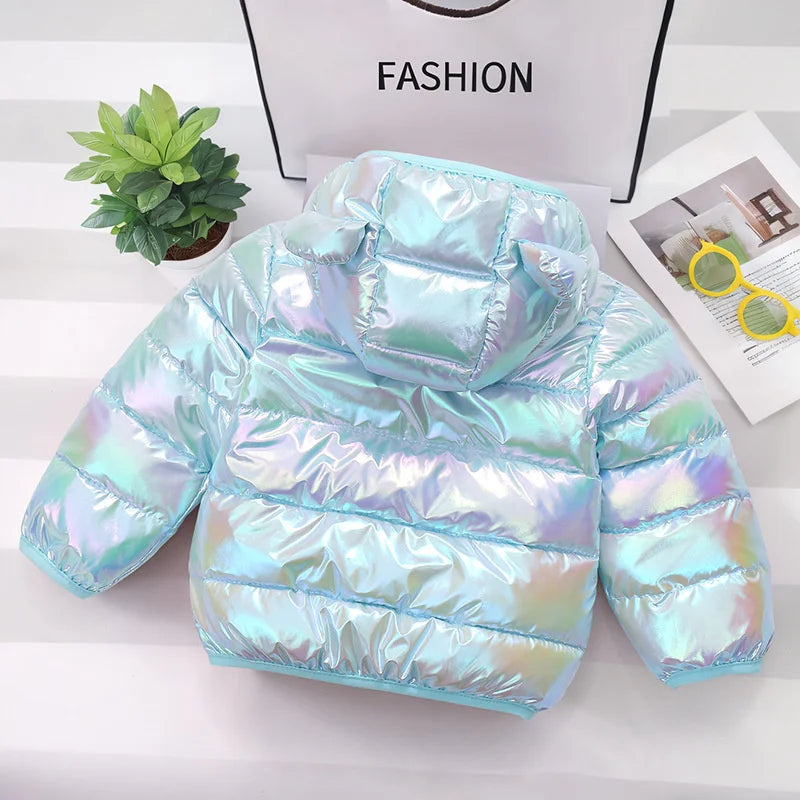 CuddleCoat  – Tykt vatteret jakke med bjørnehætte