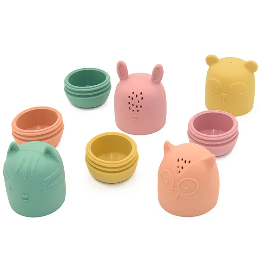 Bath Buddies™ – Skyggefuld Spetterpret – Vandlegetøj af silikone