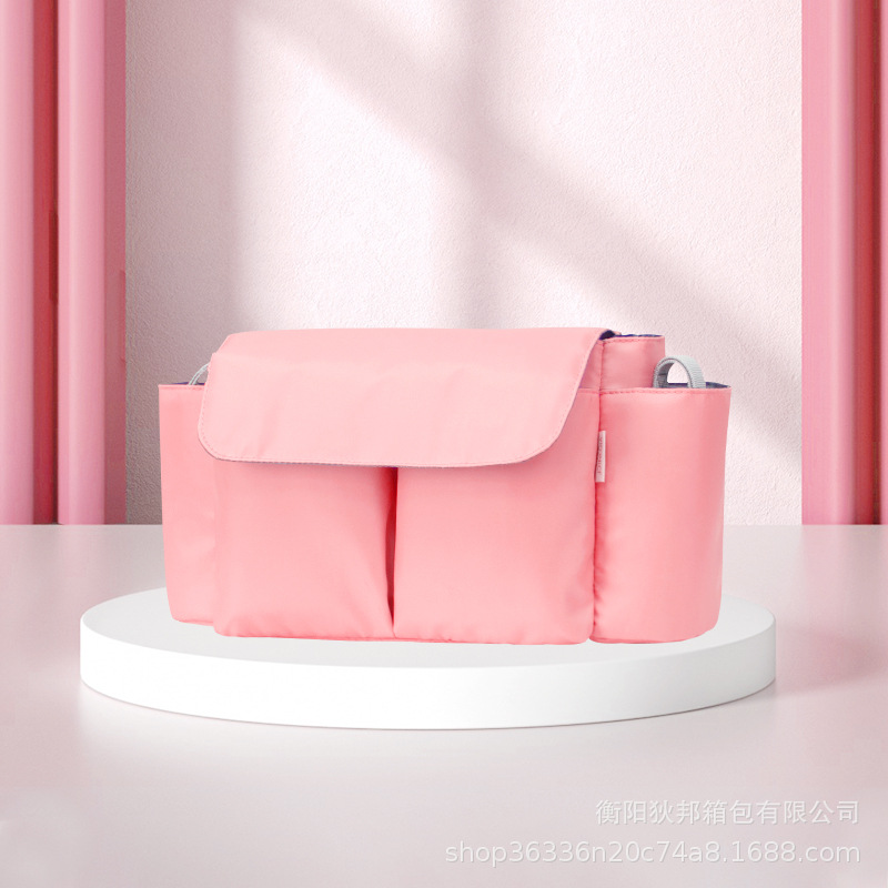 ToddlerOrganizer – Vandafvisende og rummelig – Barnevognsorganizer med flaskeholdere