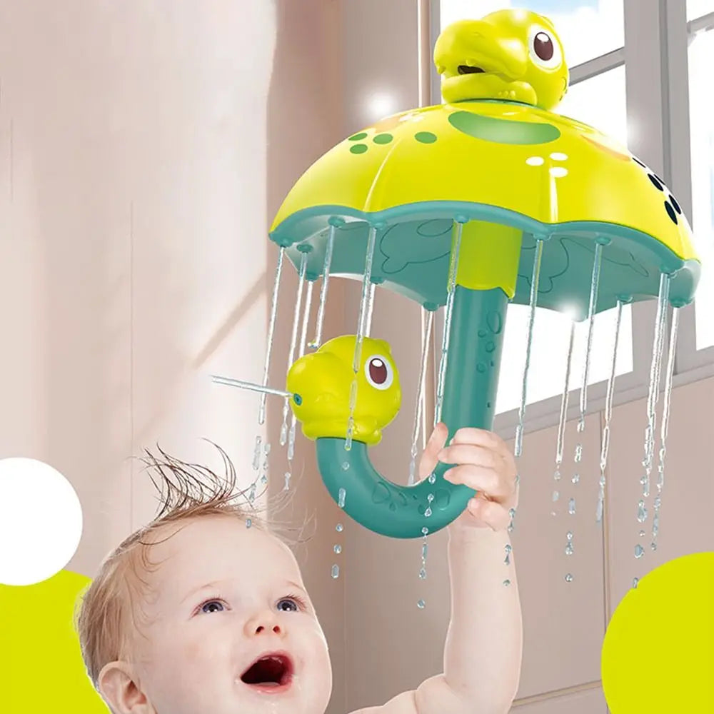 Dino Shower Spin™ – Grinende plaskende sjov – Snurrende Dino- brusebad