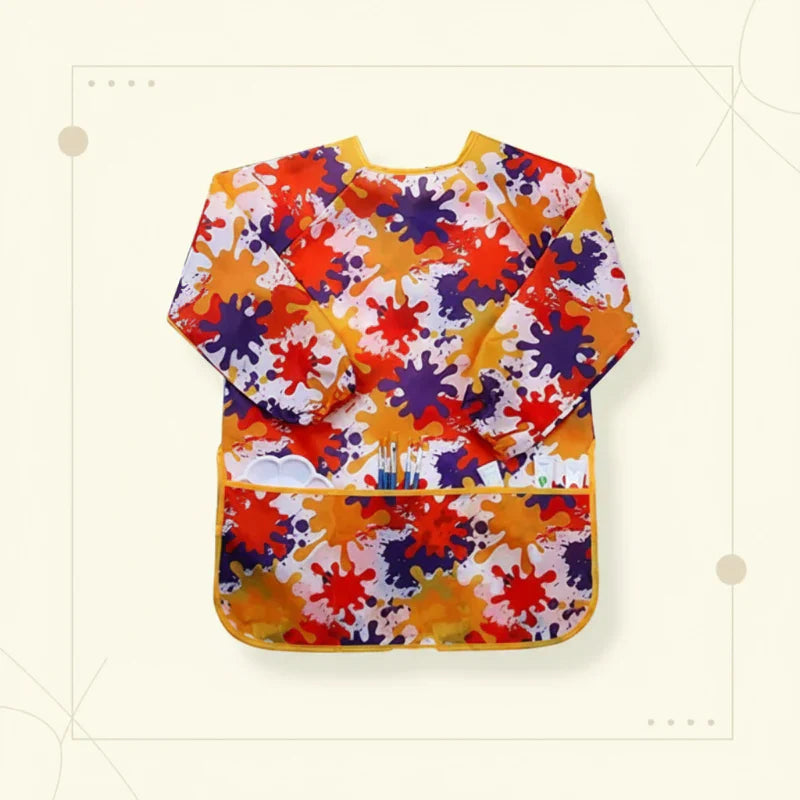 ArtEase – Farverig og vandafvisende – Malerskjorte til børn