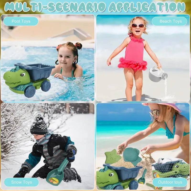 Beach Dino Set™ – Byg dit slot – Dinotruck-stranden