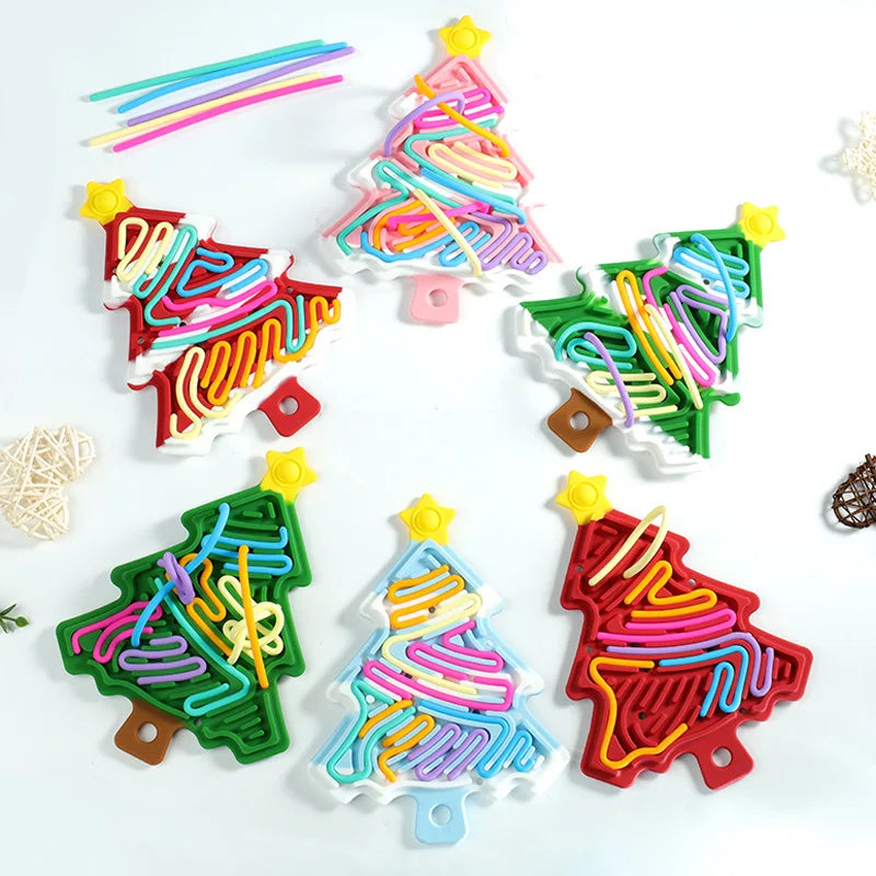 Xmas Tree Fidget Toy™ - Kompakt, julet og sjovt - Fidget-juletræ i silikone