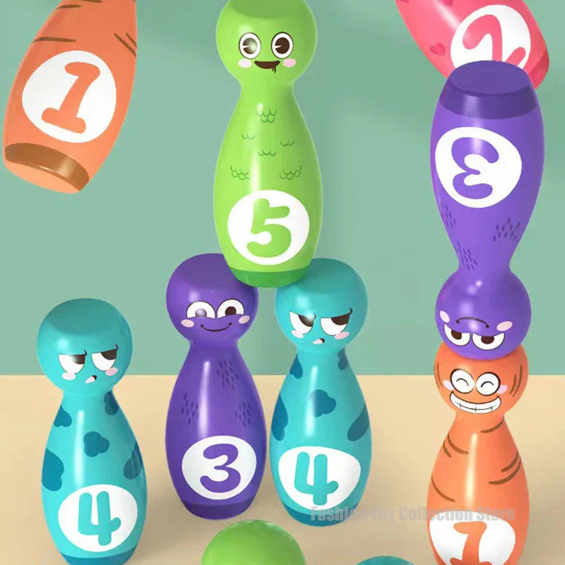 Bowling Game Set - Farverigt og sjovt - Legetøj Bowling-sæt