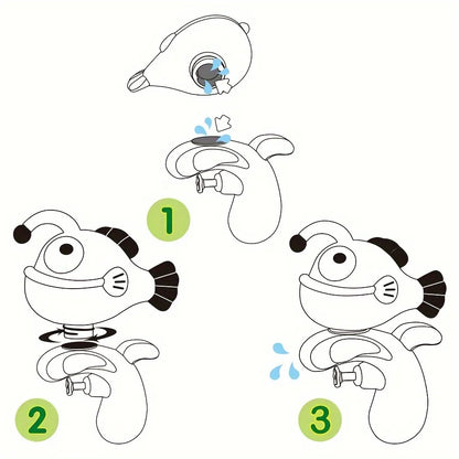 Clown Fish Splash™ – Splash Fun-sæt – Vandlegetøj til småbørn