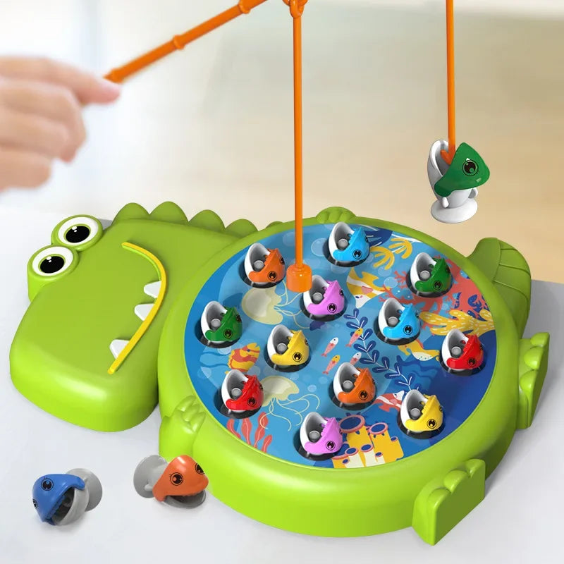 Dino Fishing Set™ – Forbedre koncentrationen – Magnetisk fiskespilv