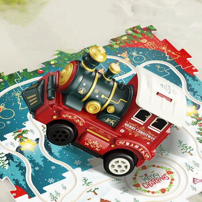 DIY Xmas Train Track™ - Byg dit eget juleland - juletog-puslespil