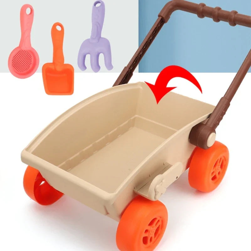 Beach Cart Set™ – Sommersjov i sand – Strandvogns-sæt