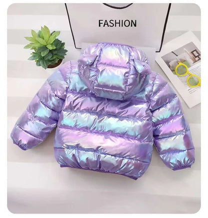 CuddleCoat  – Tykt vatteret jakke med bjørnehætte