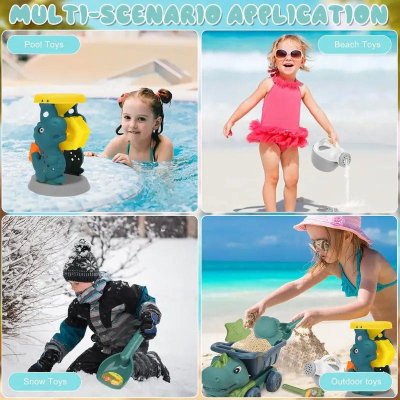 Beach Dino Set™ – Byg dit slot – Dinotruck-stranden