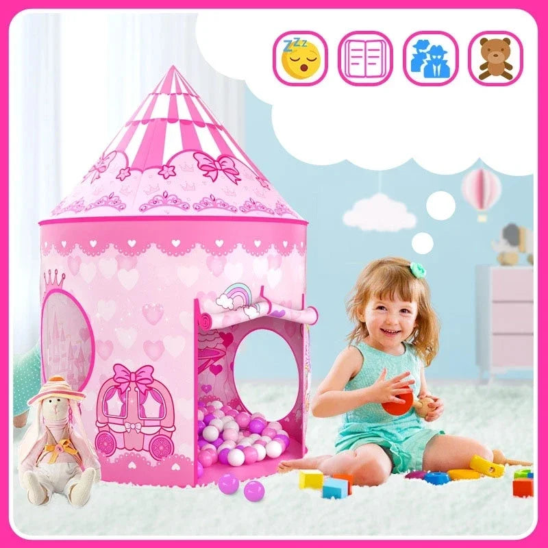 Unicorn Tent™ – Magisk legetid – Lyserødt legetelt