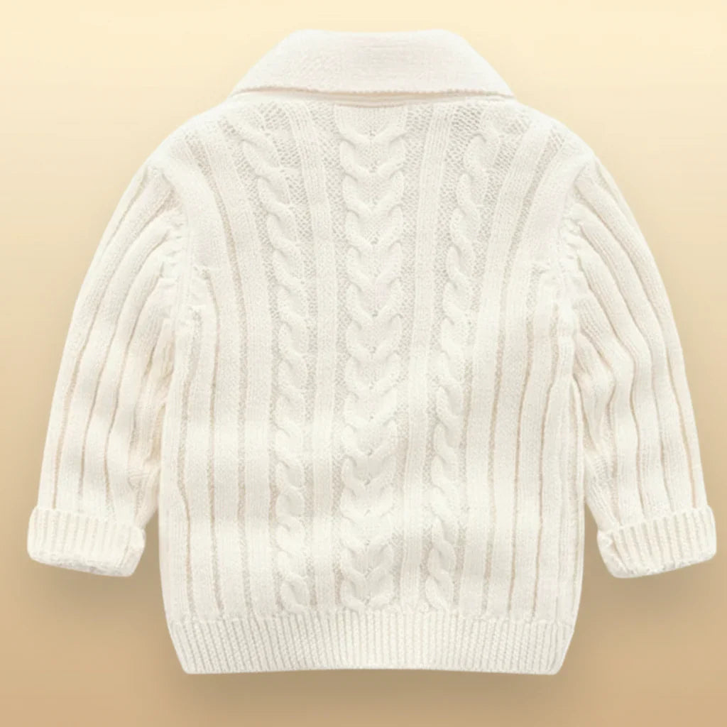 CozyCub – Komfortabel og moderigtig – strikket cardigan til børn