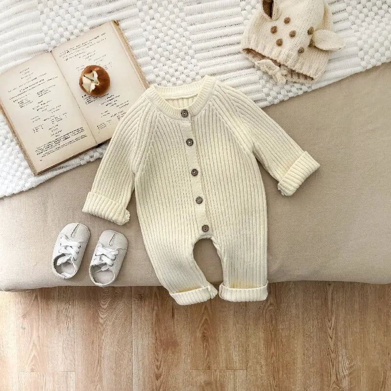 CozyCotton – Komfortabel og stilfuld - Strikket Romper
