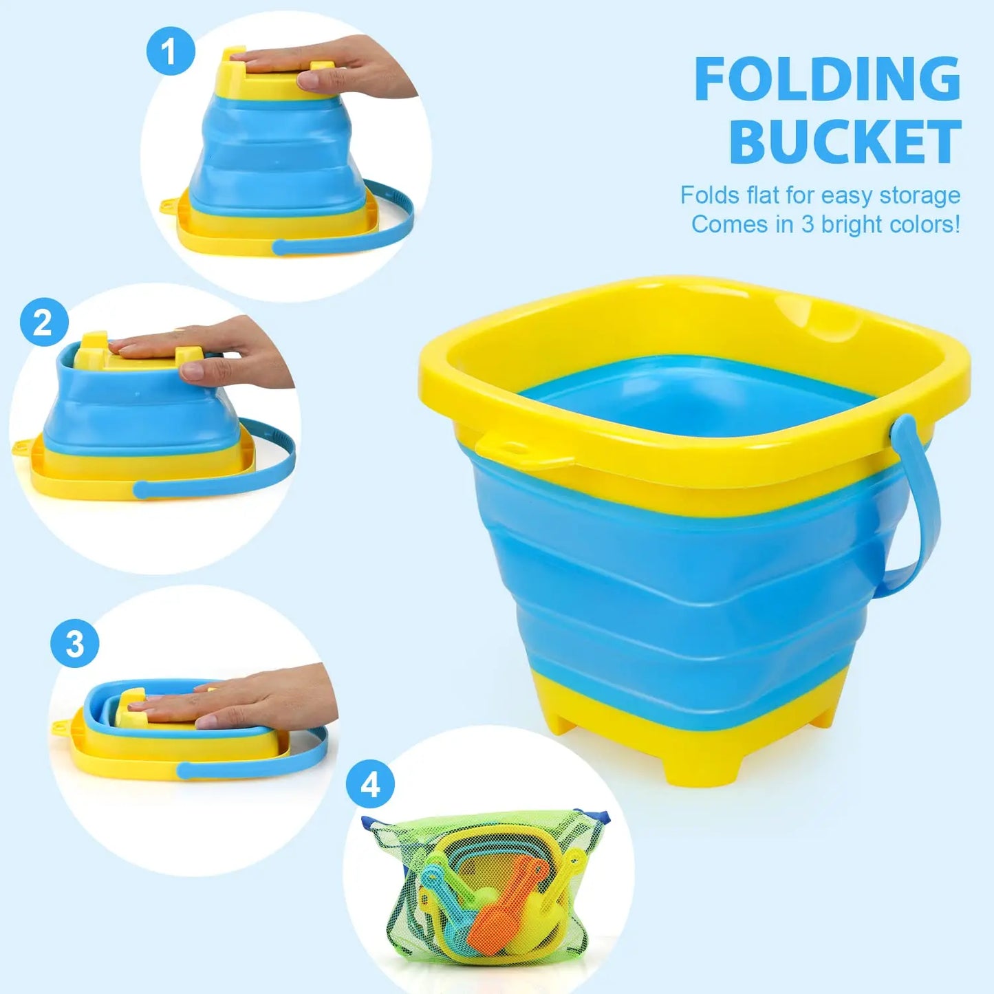 Foldable Bucket™ - foldbar feriesjov - foldbar spand
