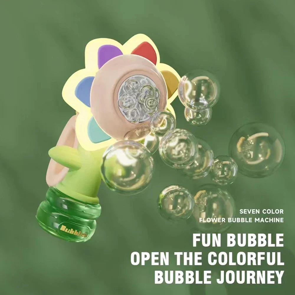 Bubble Flower Machine™ - Magisk blomsterbobleshow - Bobleblæser