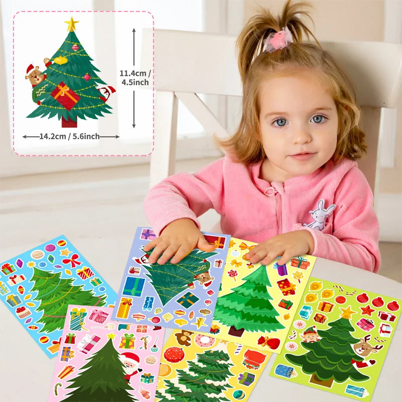 Xmas Tree Stickers™ - Byg dit eget julemirakel - DIY Klistermærker