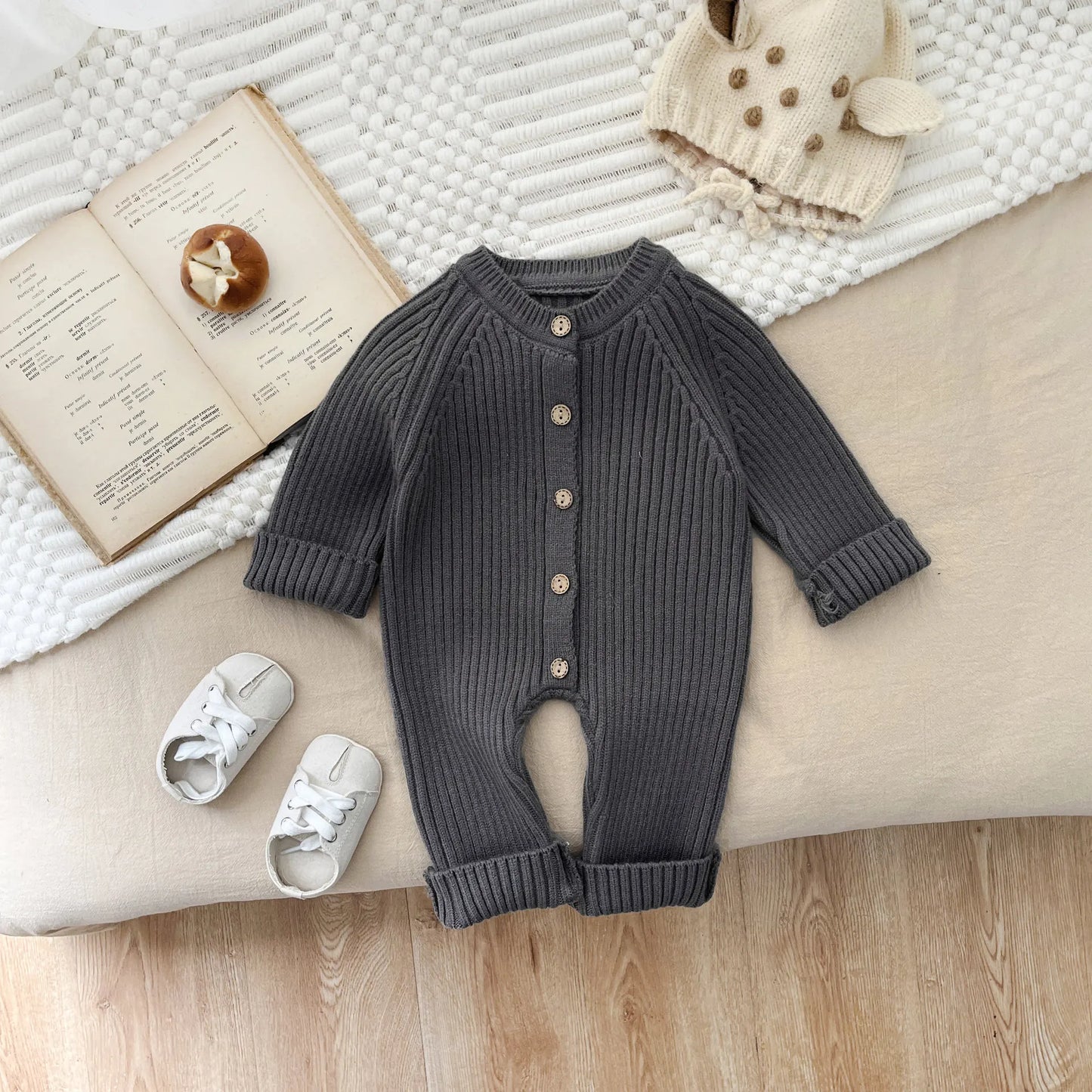 CozyCotton – Komfortabel og stilfuld - Strikket Romper