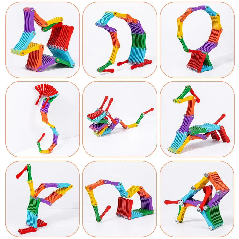 Folding Brain Toy™ – Tænk og leg – Foldbart puslespil af træ