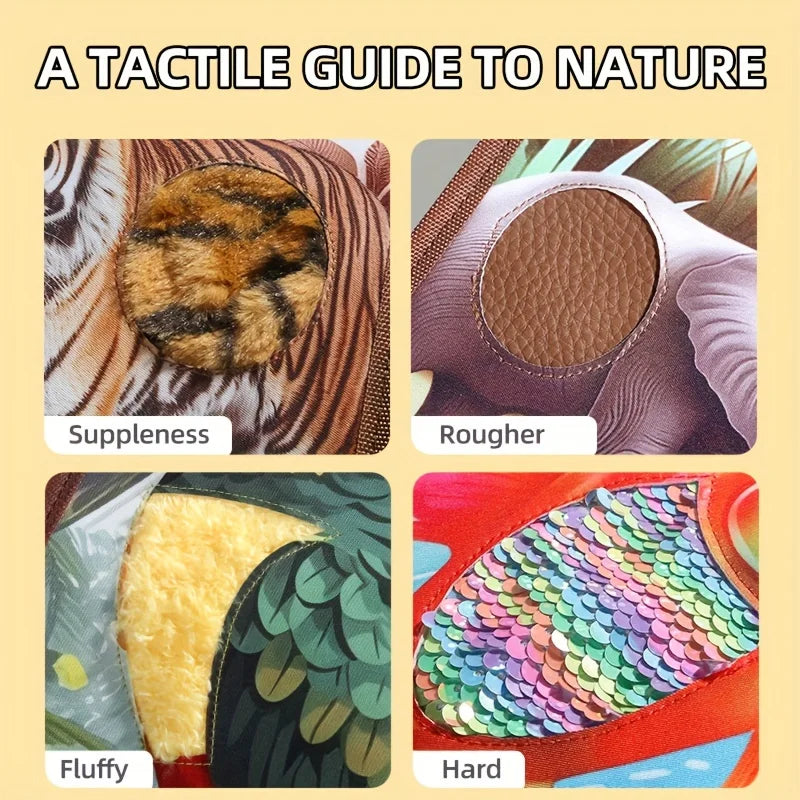 Touch Book™ – Nervøsitet og farver – Hæfte om sanser - dyr