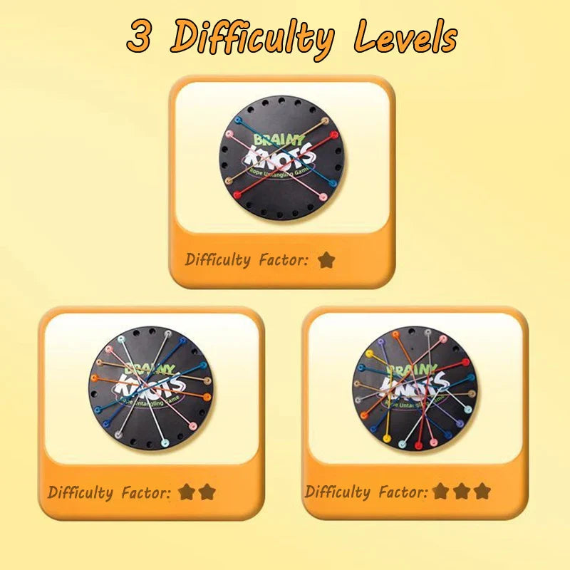 Brainy Knots™ - Drejning og Knuder - Strategispil