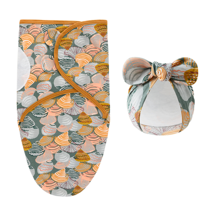 DreamNest – Rust & Comfort – Luksus indpakningsklud med hue