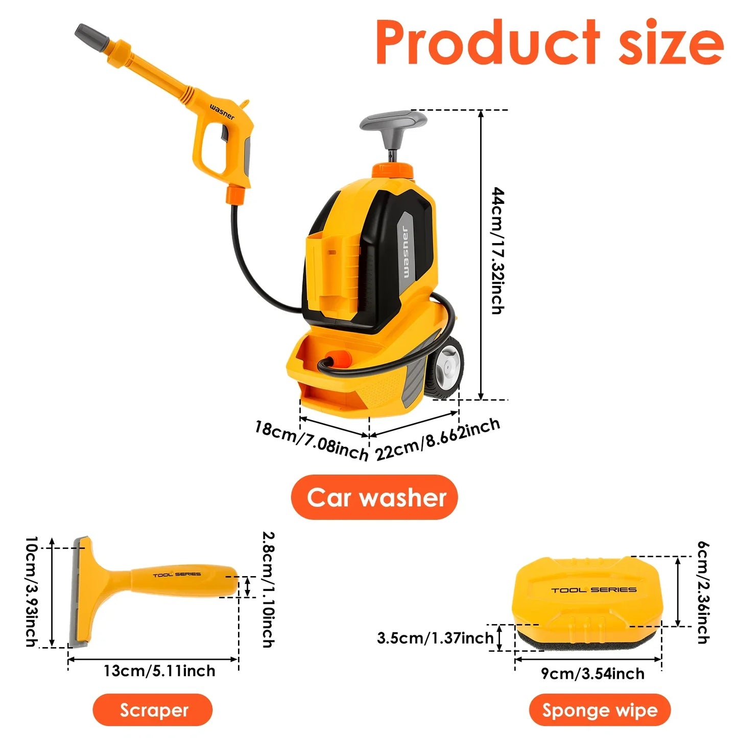 CarWash – Legesygt & sjovt – Bilvaskesæt til børn