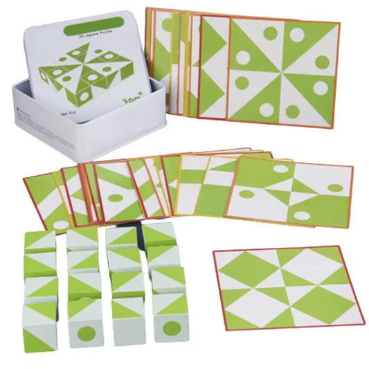 BrainBlocks™ – Slank og kreativ – Geometrisk hjernevrider i træ