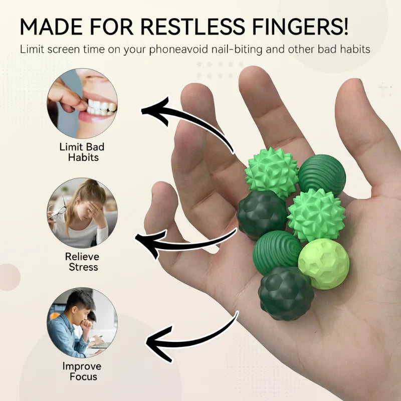 CalmSphere – Blødt & fokuseret – Magnetisk stresslegetøj