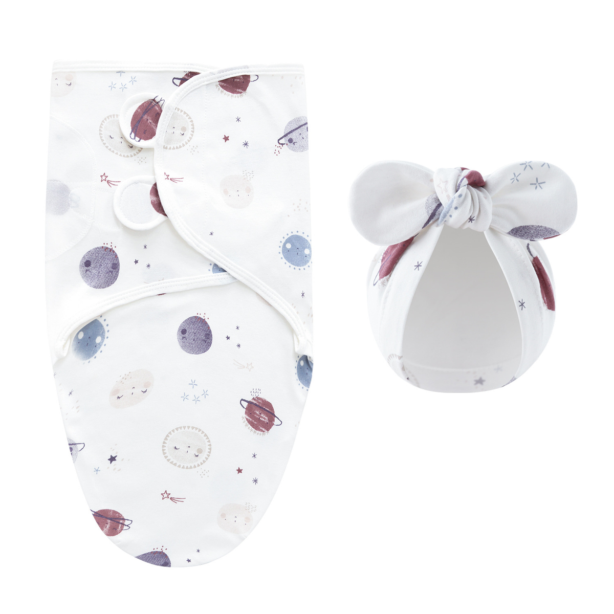 DreamNest – Rust & Comfort – Luksus indpakningsklud med hue