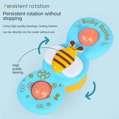 Bath Spinner Set™ - I badet eller bilen - Snack Spinners med sugekop