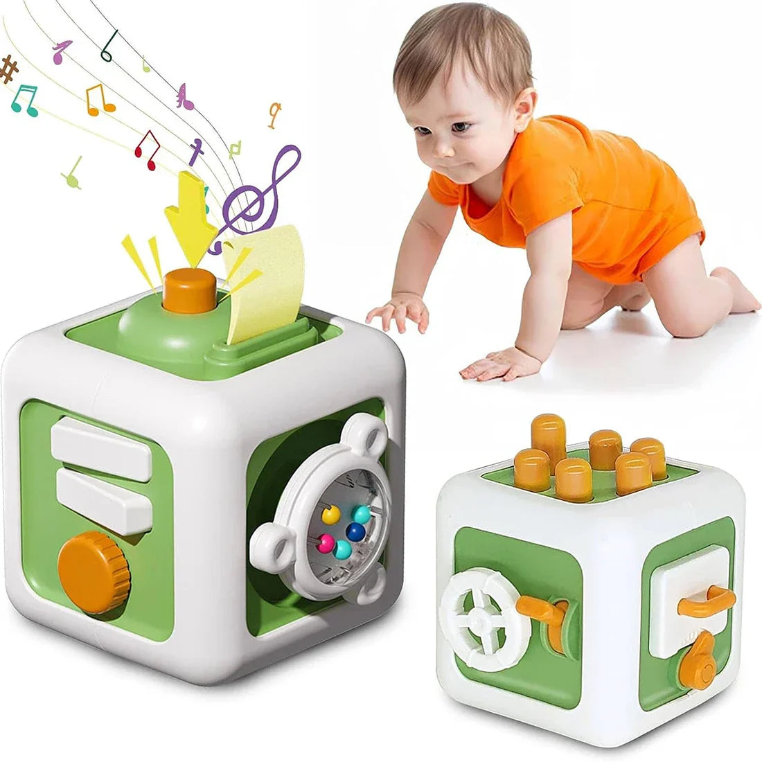 Cube Senses Toy™ -  Læring og sjov - Cube Sense Legetøj Cube Sense Legetøj