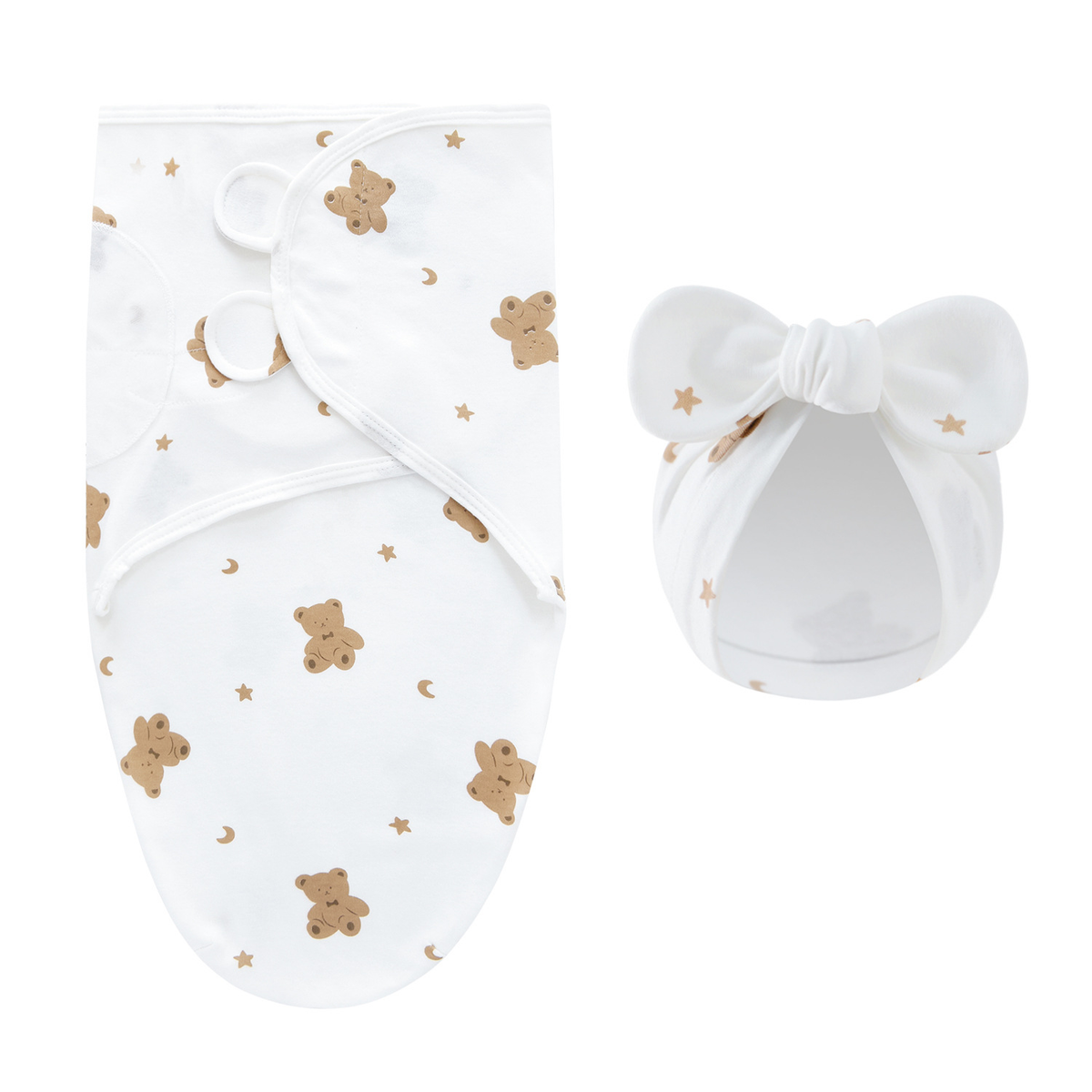 DreamNest – Rust & Comfort – Luksus indpakningsklud med hue