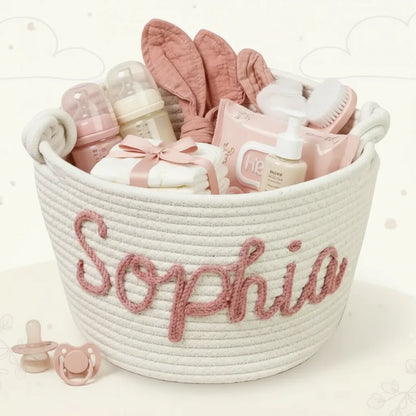 CuddleBasket – Sød & personlig – Personlig blekurv