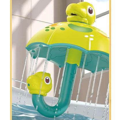 Dino Shower Spin™ – Grinende plaskende sjov – Snurrende Dino- brusebad