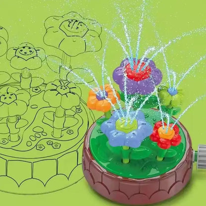 Aqua Bloom - Drej & Sprøjt - Vandlegetøj Blomster Sprøjte