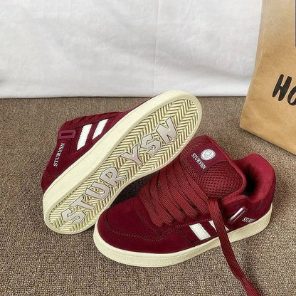 UrbanStep – Trendy og komfortabel – Bordeauxrød sneaker