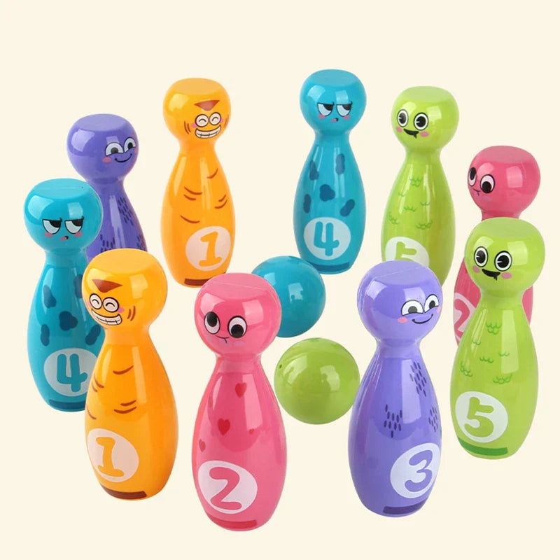 Bowling Game Set - Farverigt og sjovt - Legetøj Bowling-sæt