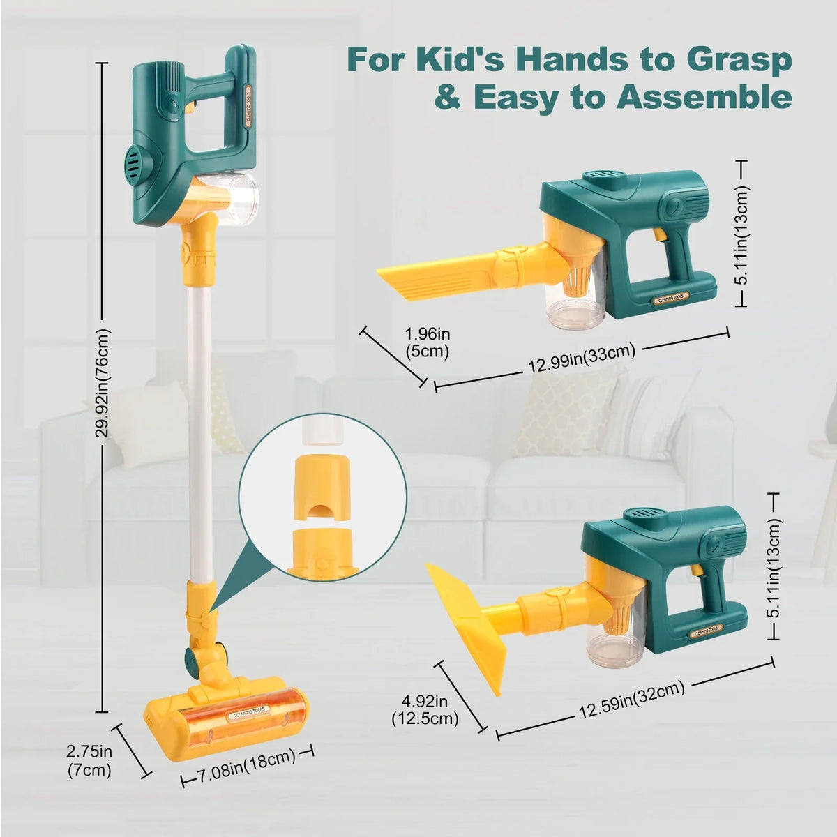 Cleantime™ - Små støvsamlere - Legetøjsstøvsuger