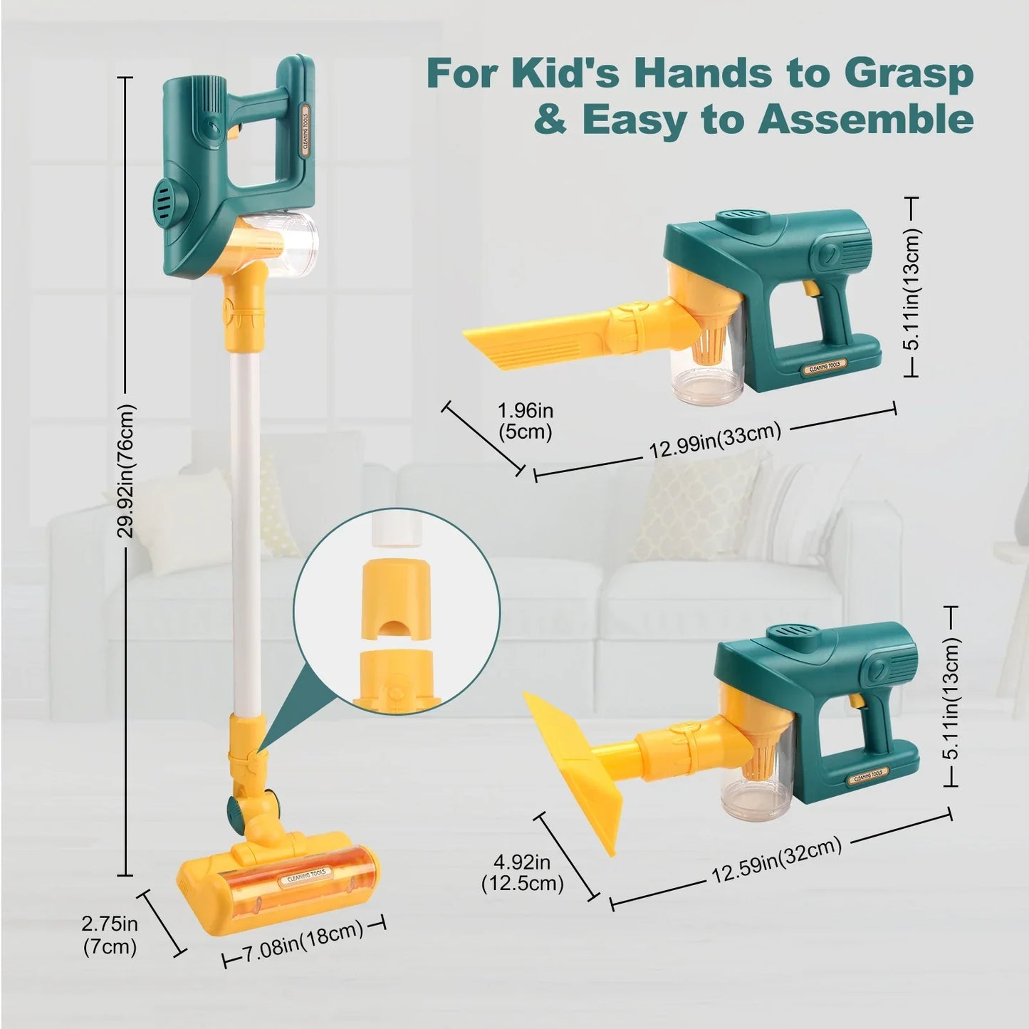 Cleantime™ - Små støvsamlere - Legetøjsstøvsuger