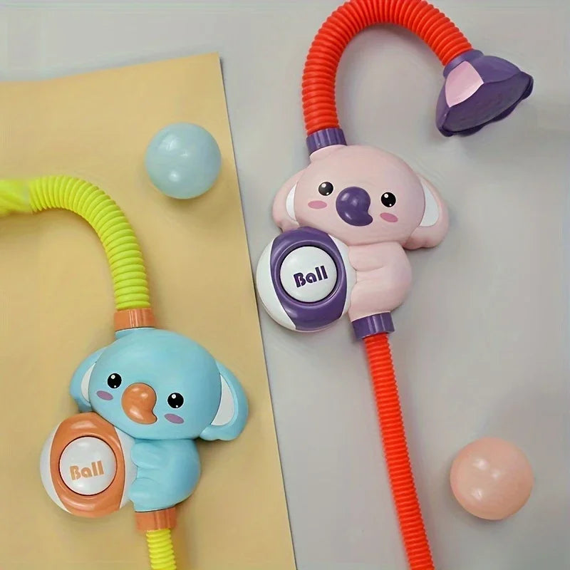 Elephant Shower Set™ – Plaskende sjov i badet - brusehoved til badet