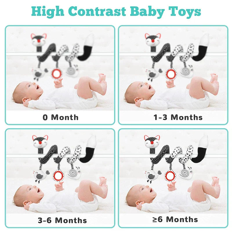 Baby Spiral Toy™ - Legetøj til autostol og barnevogn
