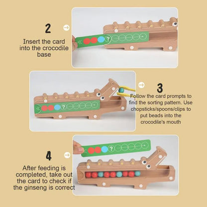 Crocodile Colour Game™ - Krokodille farvefest - Farvespil