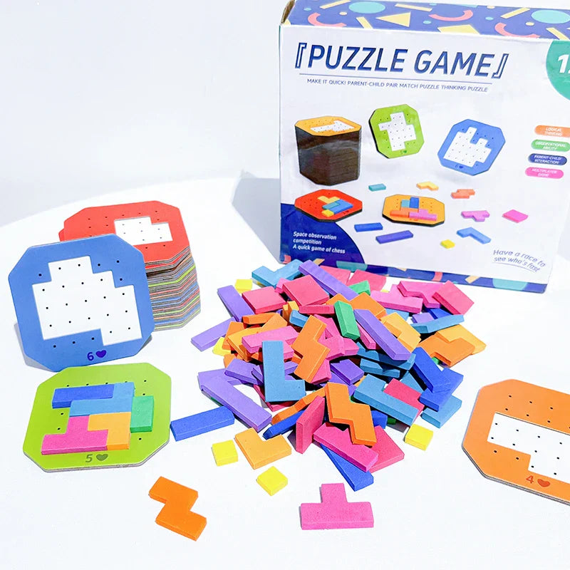 Colorful Tangram Puzzle™ - Kreativitet og læring - Tangram-puslespil