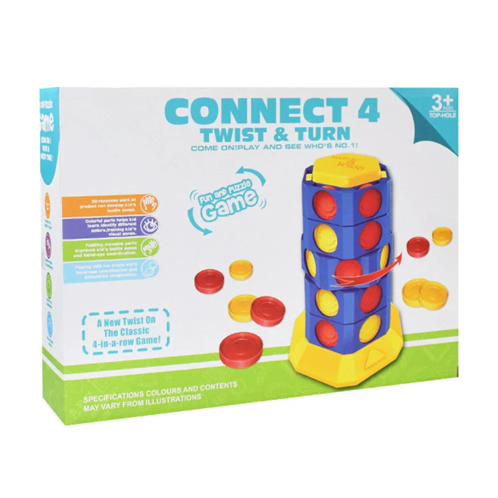 3D Connect 4™ - 3D Twist - fire på stribe