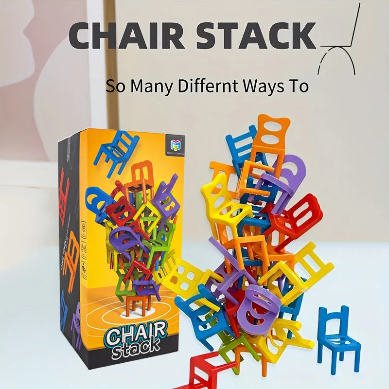 Chair Stack™ - Interaktiv og stimulerende for kreativiteten - spil med stabelstole