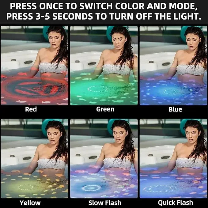 Aqua Party Light™ – Svømmefest i badet - Lysprojektion med fisk