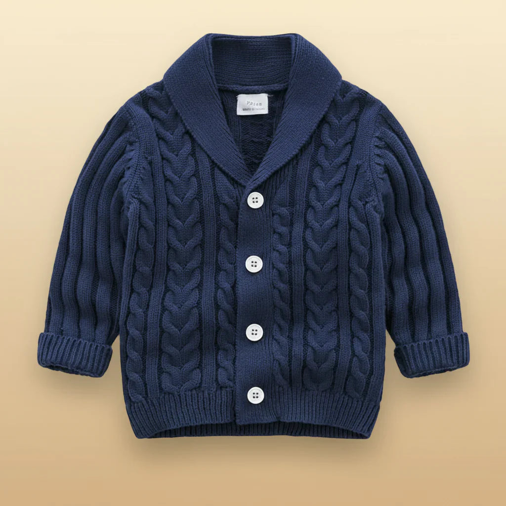 CozyCub – Komfortabel og moderigtig – strikket cardigan til børn