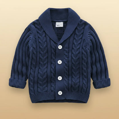 CozyCub – Komfortabel og moderigtig – strikket cardigan til børn