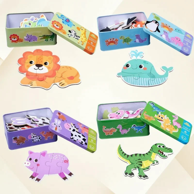 BrainBox – Lære & Lege – 3D træpuslespil